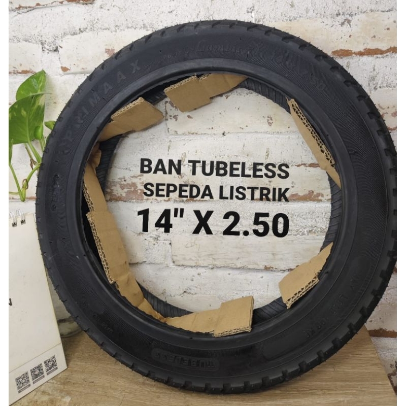Ban Luar Tubeless Sepeda Listrik Untuk Sepeda Listrik  Ebike Moped