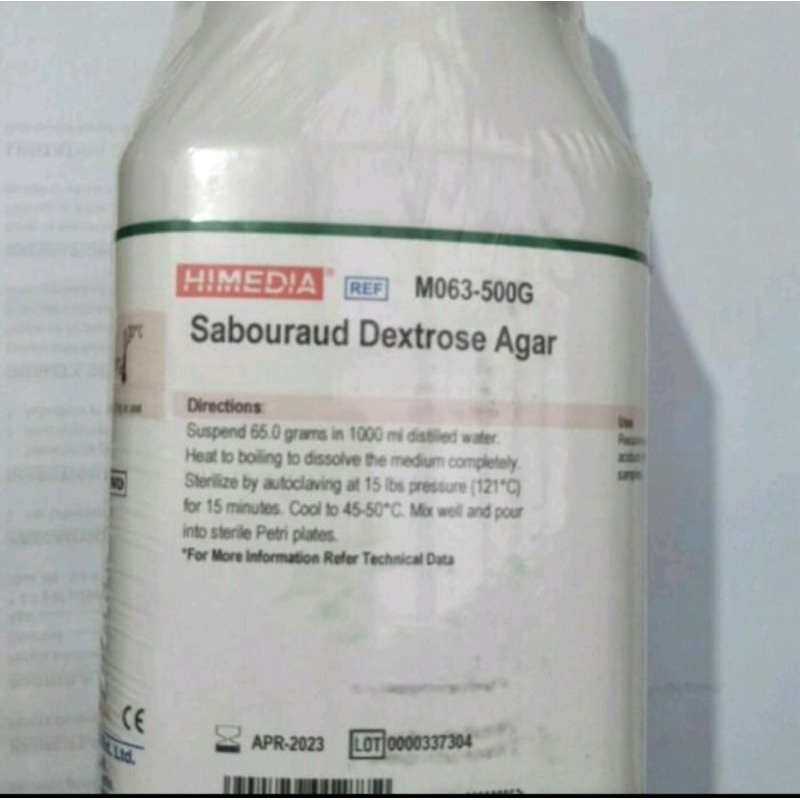 Sabouraud Dextrose Agar, Himedia 100 gram