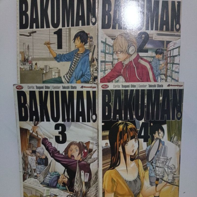 komik bakuman set vol 1 - 4 bekas