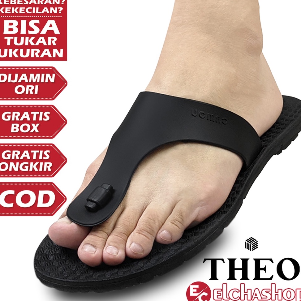 Sandal Pria Dewasa Distro Keren Ori CAMOU THEO SERIES ORIGINAL Sendal Jepit Cowok Casual Kekinian Mo