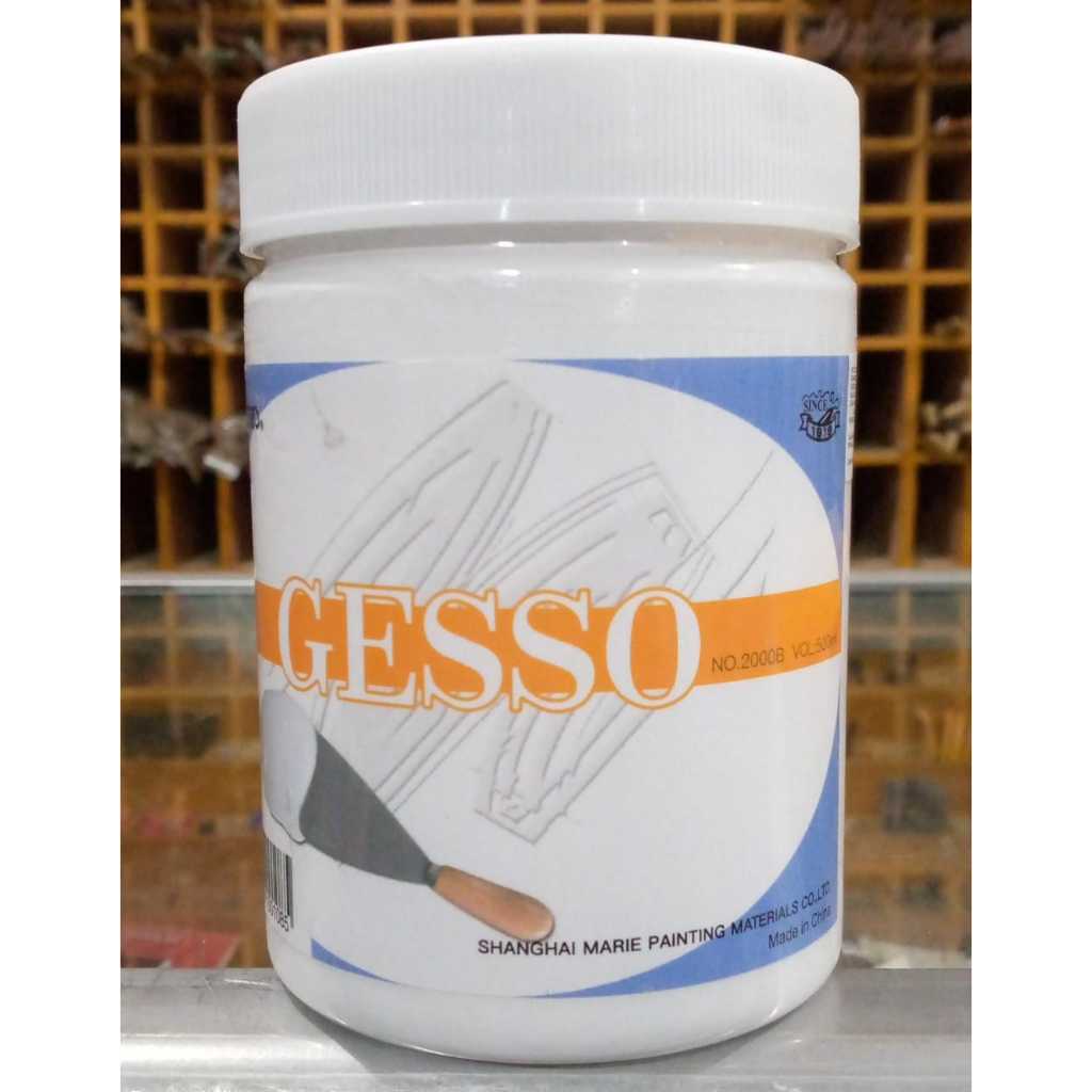 

Gesso Putih Maries 500ml Sebagai Dasar/Pelapis Kanvas Dalam Melukis