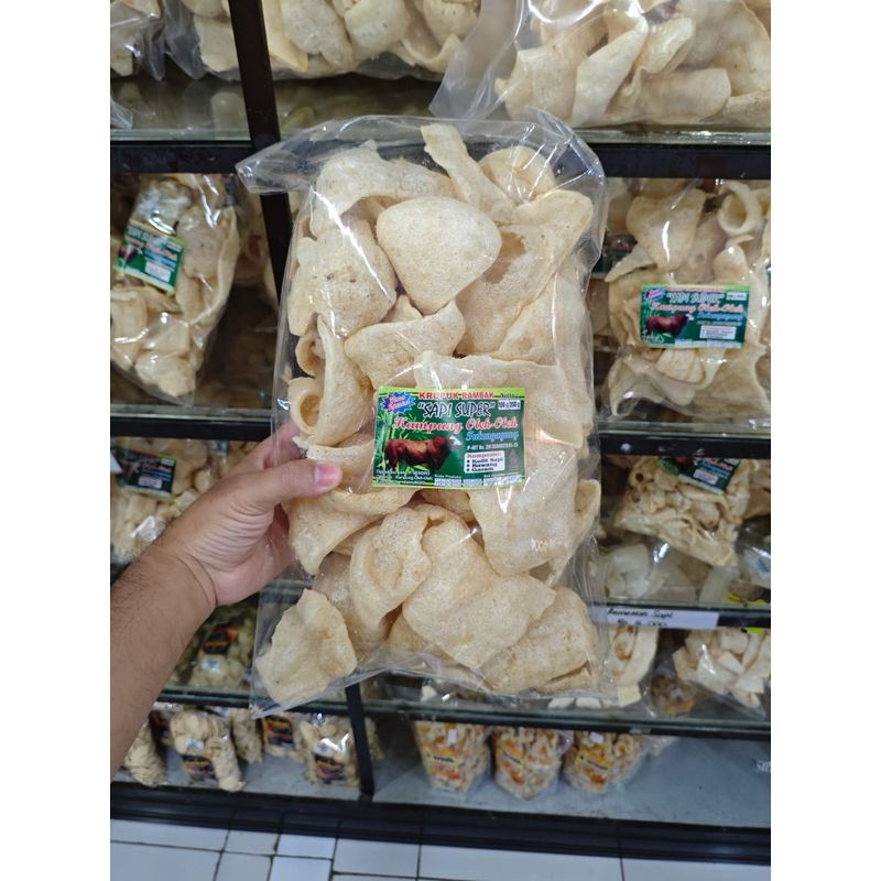 

Cahayadstore 250Gr Kerupuk Rambak Sapi Super Khas Tulungagung - Rambak Stasiun