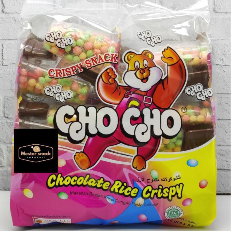 

cho cho Chocolate rice crispy isi 12pc