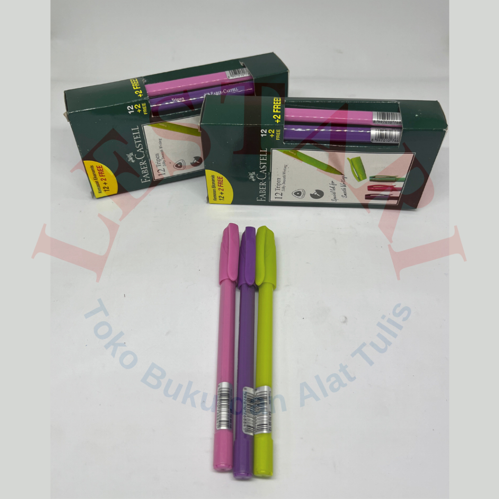 

Pulpen Faber Castell 12 pcs + Gratis 2