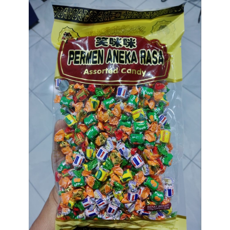 

permen aneka rasa buah 500gr/250pcs