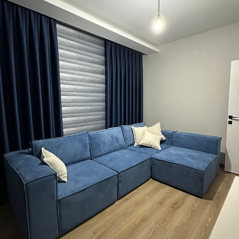 Sofa L Comfort / Sofa Aeshtetic Ruang TV Minimalis