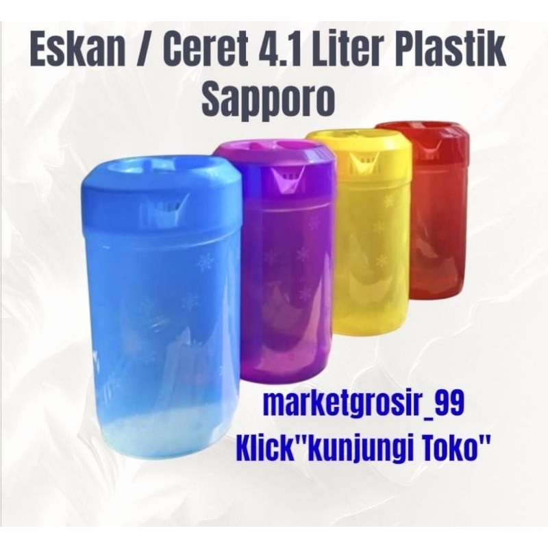 ESKAN / CERET SAPORO PLASTIK 4.1LITER  (1PCS)