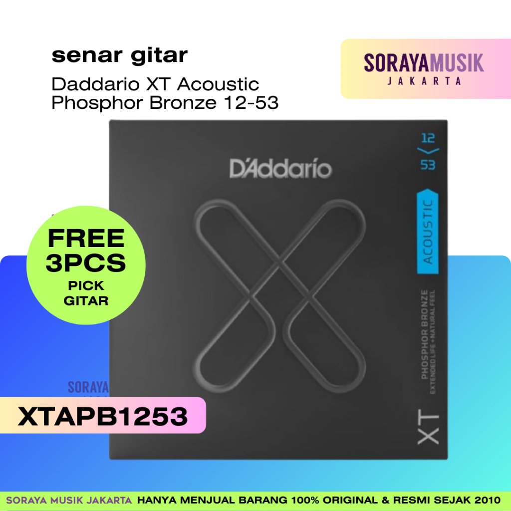Daddario XT Acoustic Phosphor Bronze 12-53