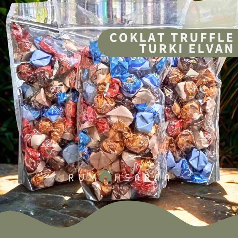 

Coklat Truffle Turki Elvan / Cokelat Turkey | Coklat Bungkus Arab