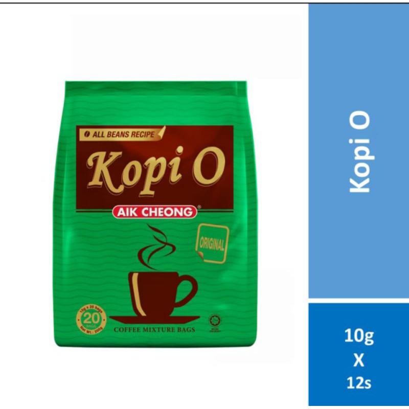 

AIK CHEONG KOPI O BAG ORIGINAL 10G X 20s