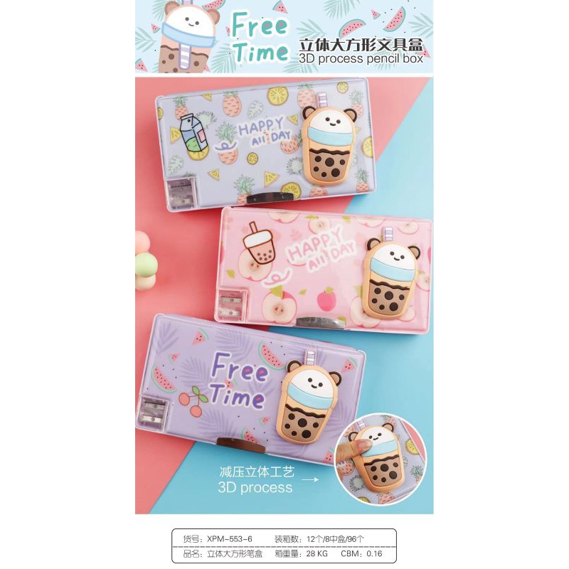 

Kotak pencil 3D jumbo/ pencil case squishy Boba monkey/tempat pensil Boba monkey/ tempat pensil boneka timbul