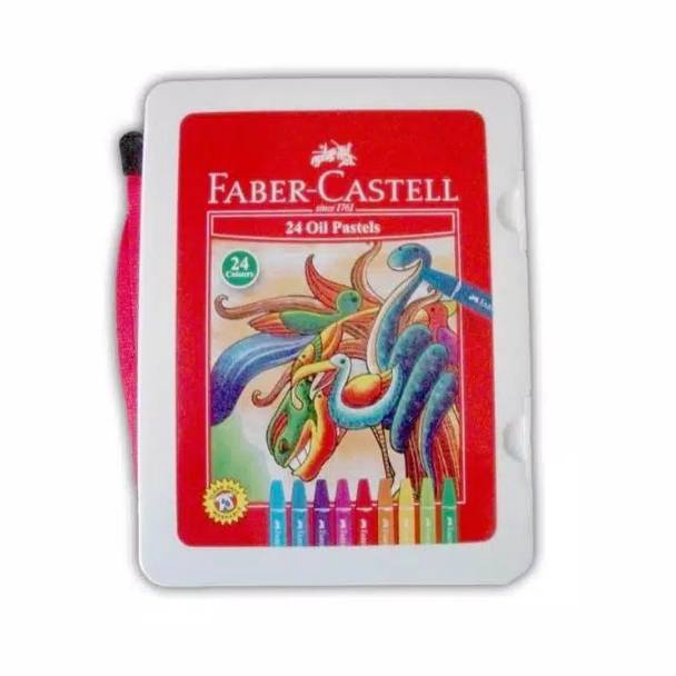 

KODE J77C Crayon 24 warna Hexagonal Oil Pastel 24 faber castell