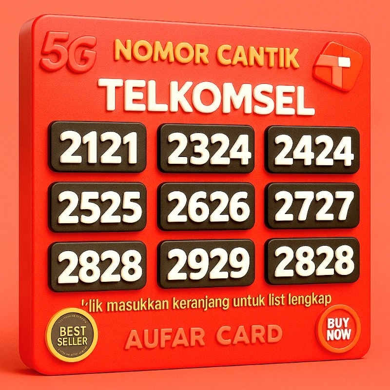 Nomer cantik Telkomsel Simpati 4G LTE ABAB CDCD 2121 2323 2424 2525 2626 2727 2828 2929