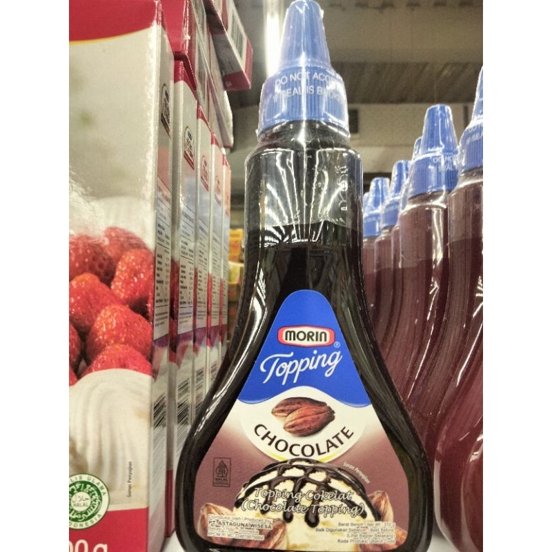 

Morin toping coklat.