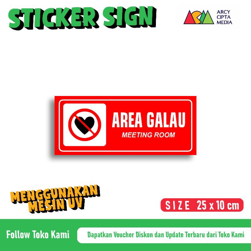 

Stiker Lucu Sticker Area Galau