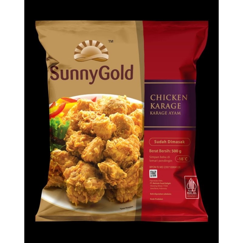 

Ayam Karage Sunny Gold 500gr Halal