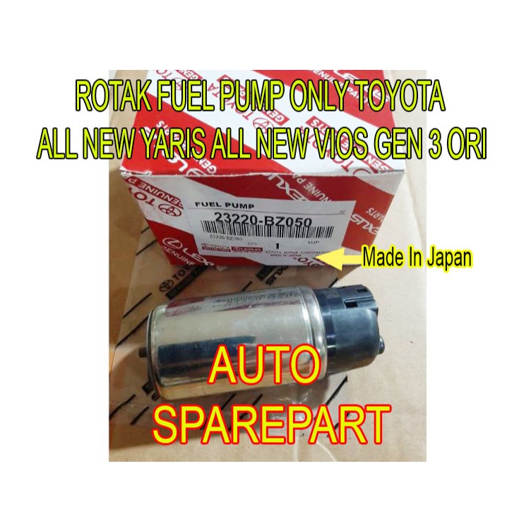ROTAK FUEL PUMP ONLY TOYOTA ALL NEW YARIS ALL NEW VIOS GEN 3 ORI