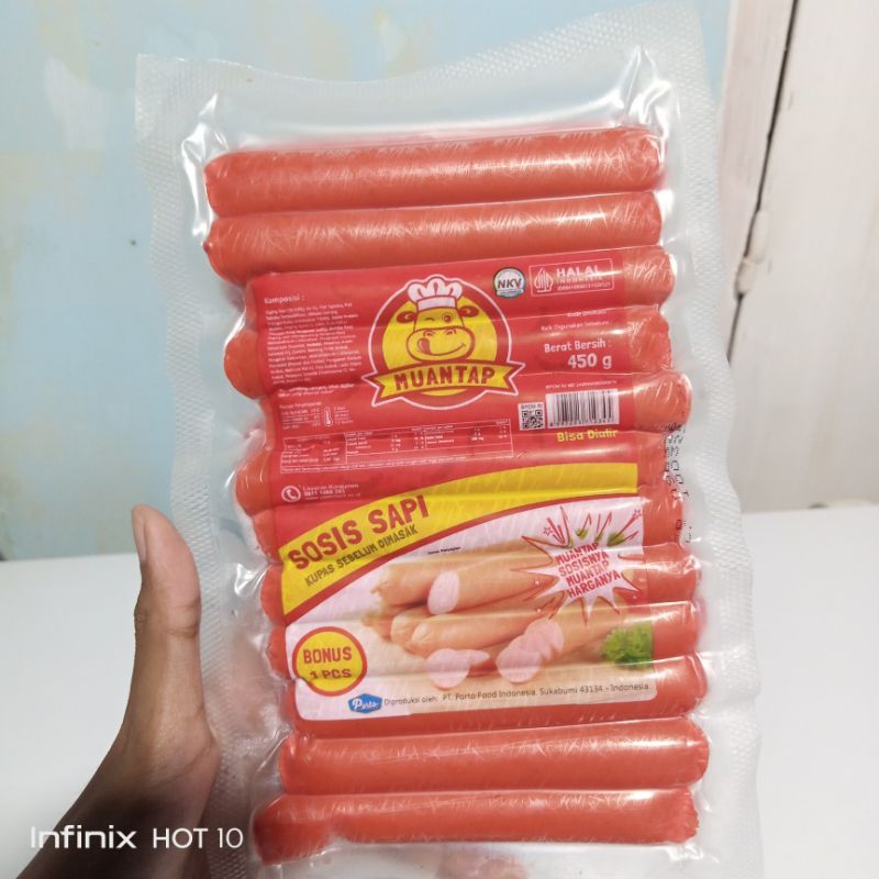 

sosis sapi berat 450gram