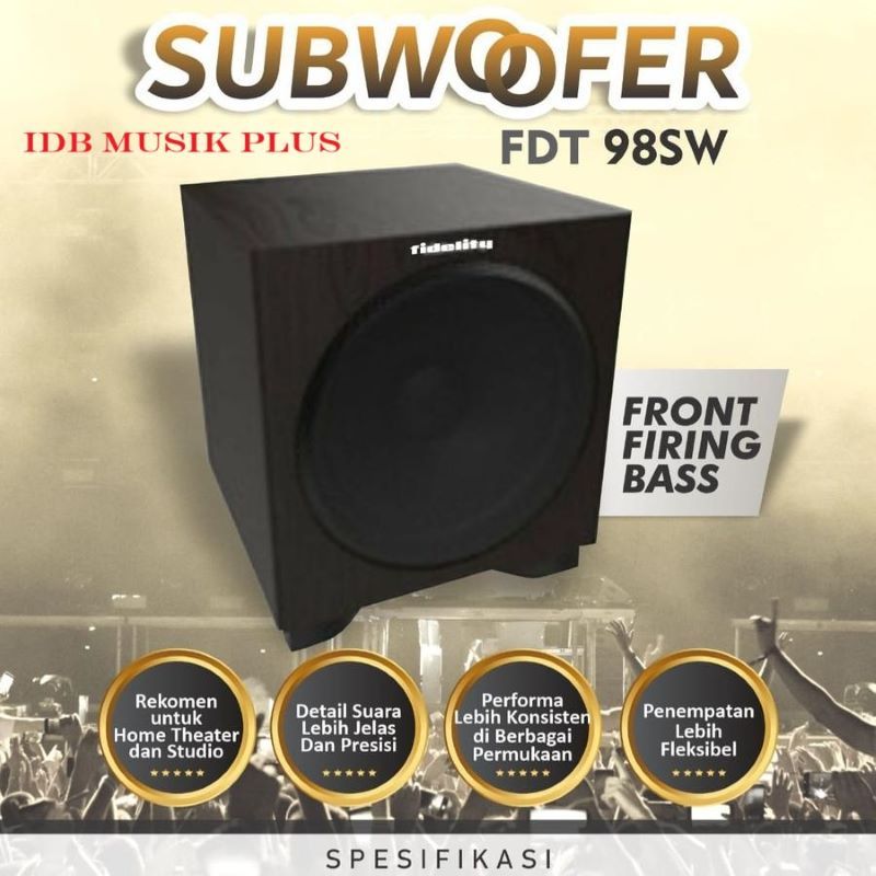 SubWoofer Aktif 12" Fidelity FDT98SW FDT 98SW Original