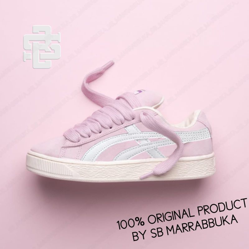 sepatu casual terbaru wanita warna pink cocok buat skolah atau jalan jalan