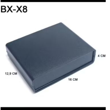 Box x8 hitam plastik box untuk project box kosong elektronika