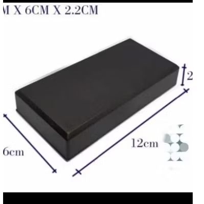 Box x10 hitam plastik box untuk project box kosong elektronika
