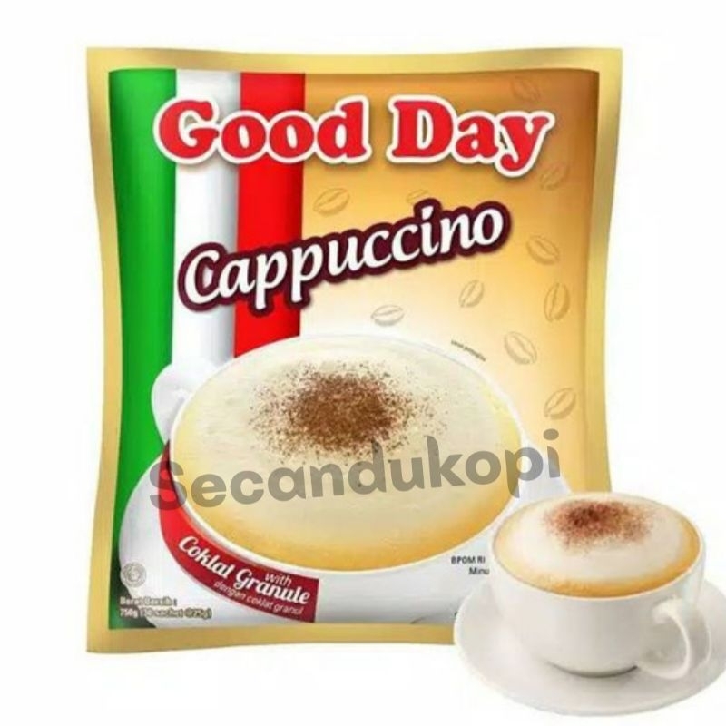 

Gooday Capucino Kopi Instan Coklat Granule 1x10 25g