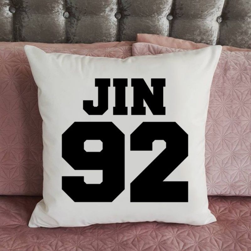 Bantal Jin BTS - Jungkook BTS - V J Hope Jimin Suga RM Bisa Request - Bantal dekorasi Bantal KPOP