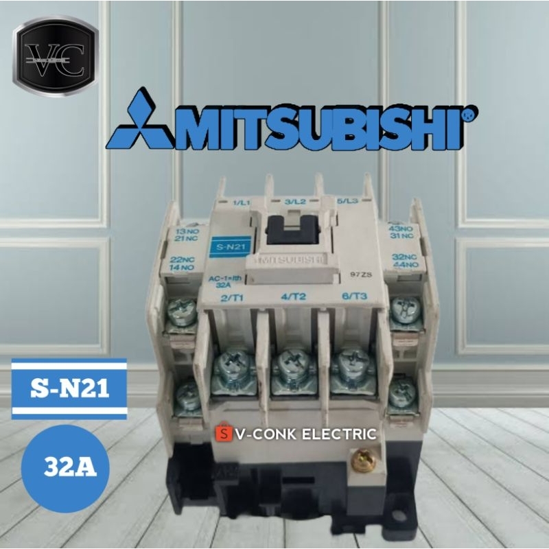 CONTACTOR SN- 21 MITSUBISHI 110v 220v 380v