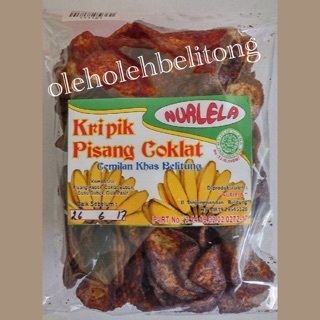 

Keripik pisang coklat nurlela. asli bangka belitung. cemilan daerah