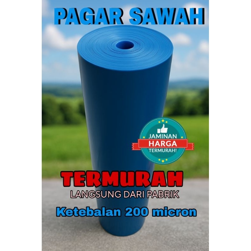 Plastik Fiber Pinian Pagar Sawah TERMURAH