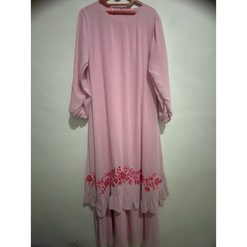 preloved gamis malaysia bordir