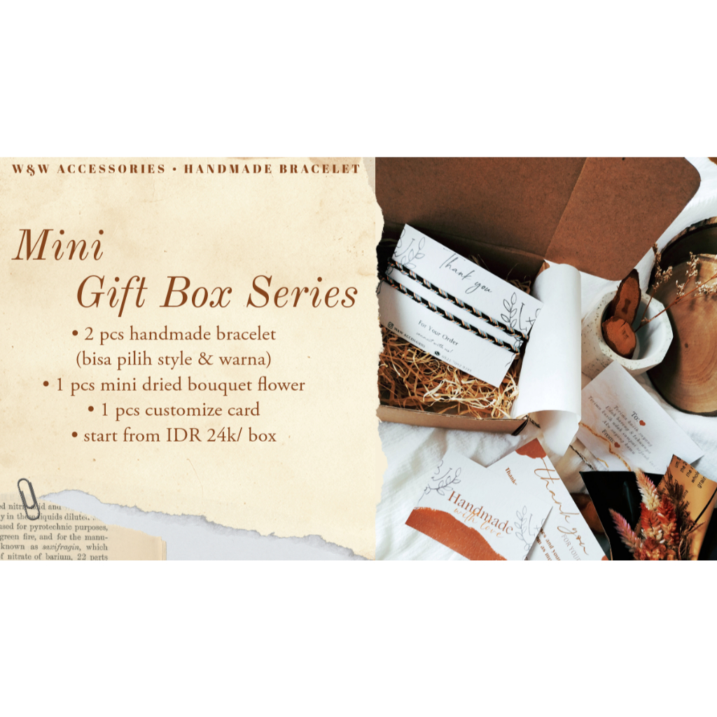 

•MINI GIFT BOX SERIES• // Birthday Gift // Anniversary Gift // Graduation Gift // Occasionally Gift