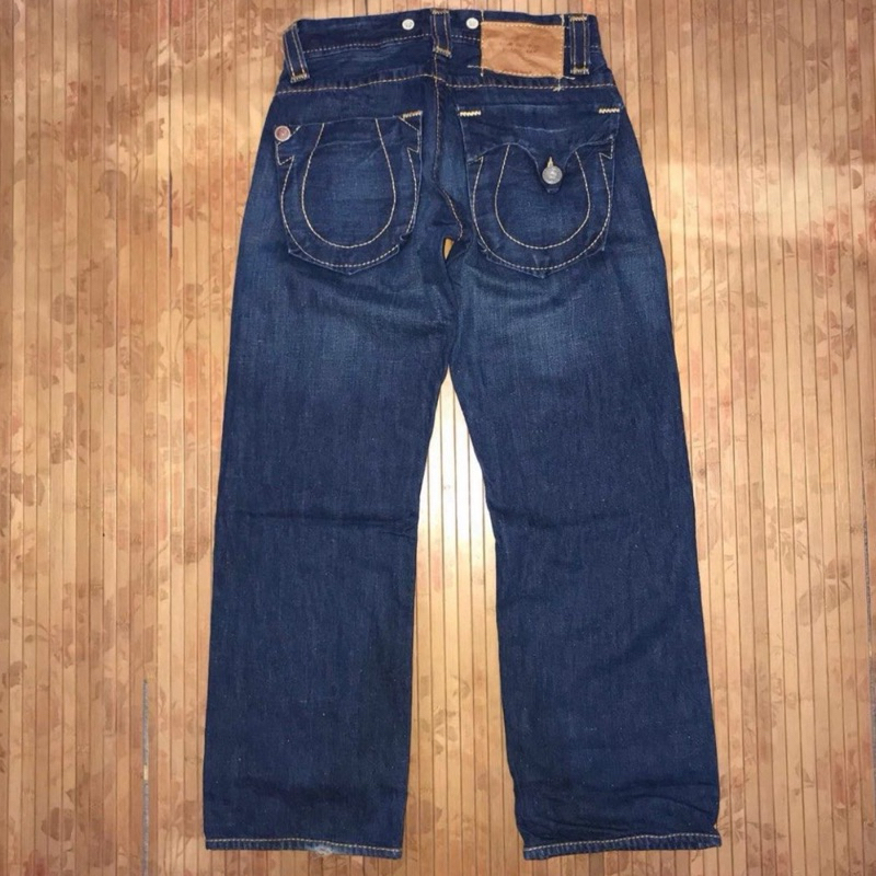 TRUE RELIGION Y2K WIDE JEANS rock revival