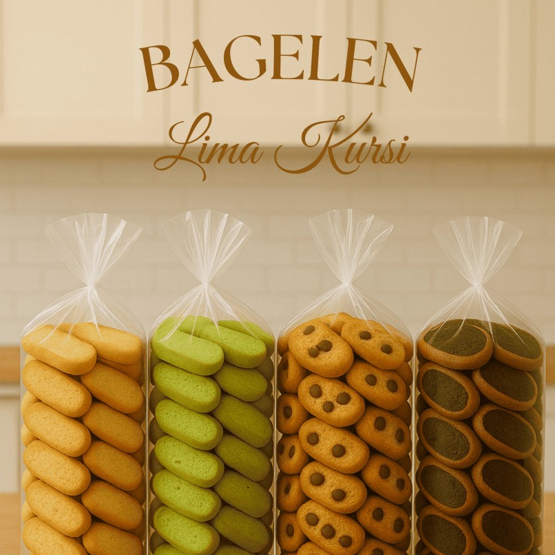

BAGELEN 1KG RASA BUTTER | BAGELEN 1KG RASA PANDAN | BAGELEN 1KG RASA CHOCOCHIP | BAGELEN 1KG RASA OREO | BAGELEN 1KG RASA KEJU | BY LIMA KURSI