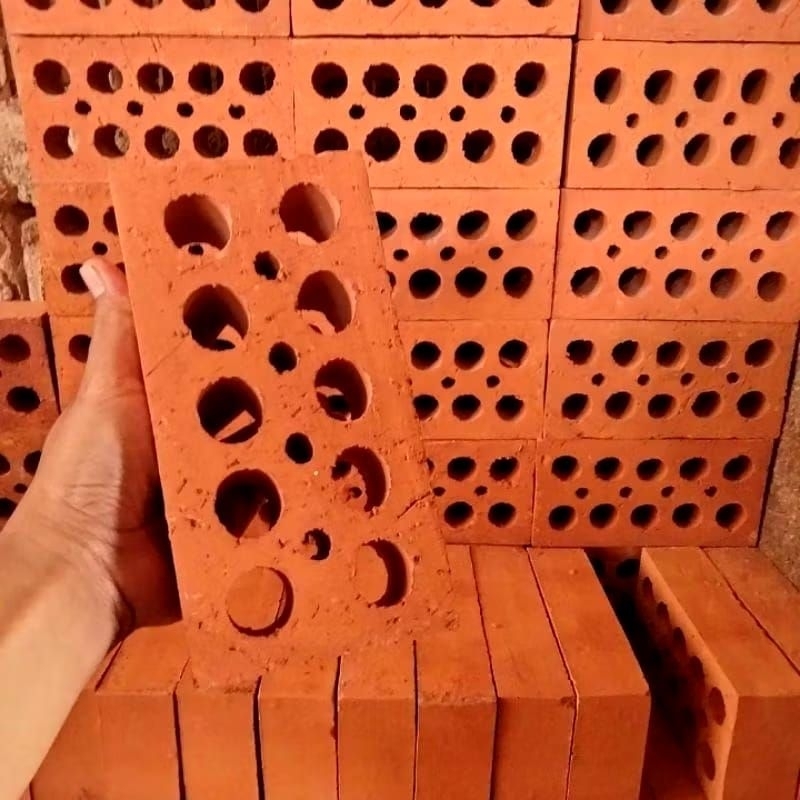 BATA EXPOSE, BATA MERAH EKSPOSE , BATA PLUBANG 8 , PAGAR BATA EXPOSE