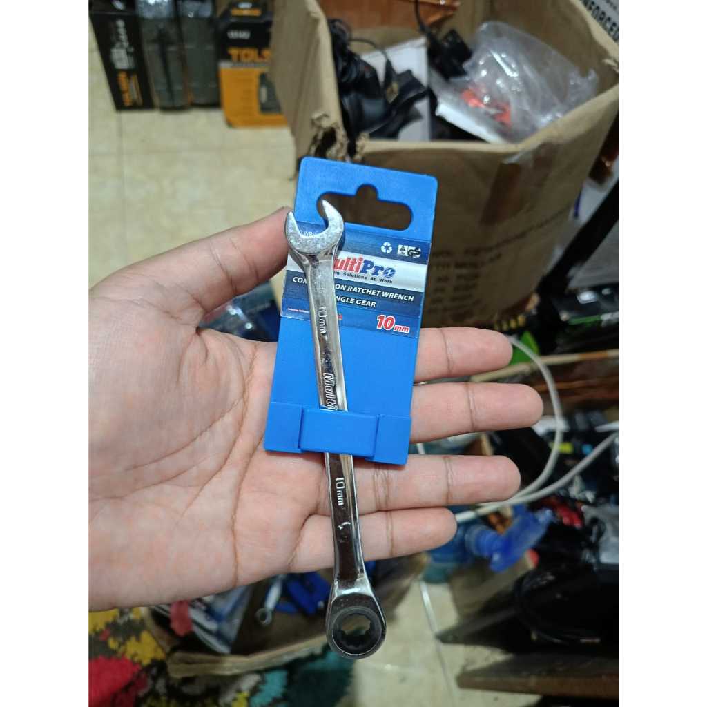 Kunci Ring Pas Ratchet 10 mm Merk Multipro