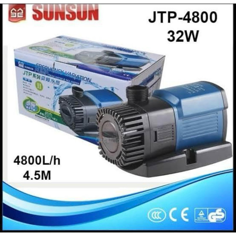 pompa air kolam ikan SUNSUN JTP-4800