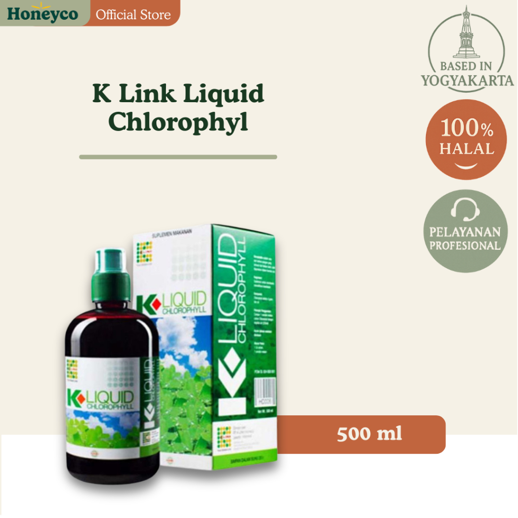 K-LINK Klorofil Liquid Chlorophyll Original - Minuman Kesehatan Tubuh
