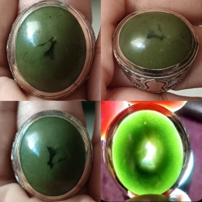 Natural Hejo - Hijau Garut ijo Cikolak Motif Kristal Unik - No Treatment