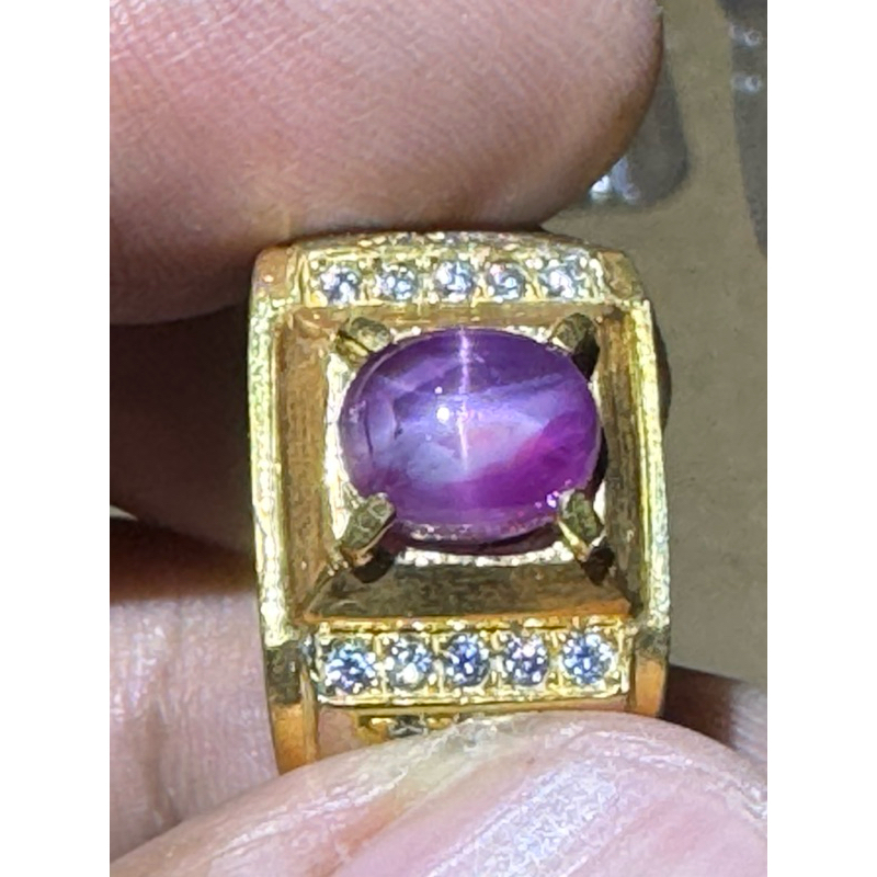 Ruby Star Burma Kristal NTE 3,88ct