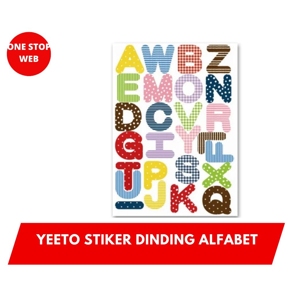 Harga Alfabet Sticker Dinding Terbaru Jun 2025 | BigGo Indonesia