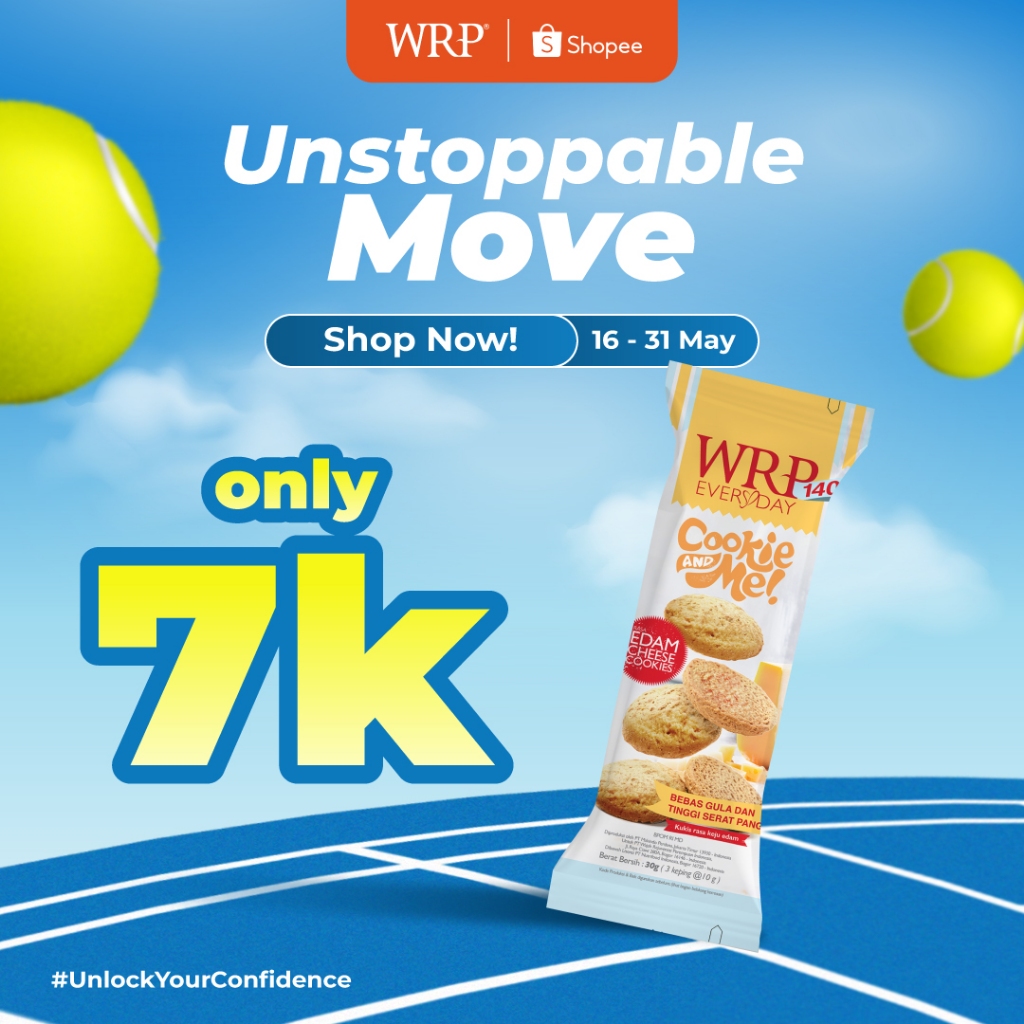 

WRP Edam Cheese Cookies 30g - Camilan Diet