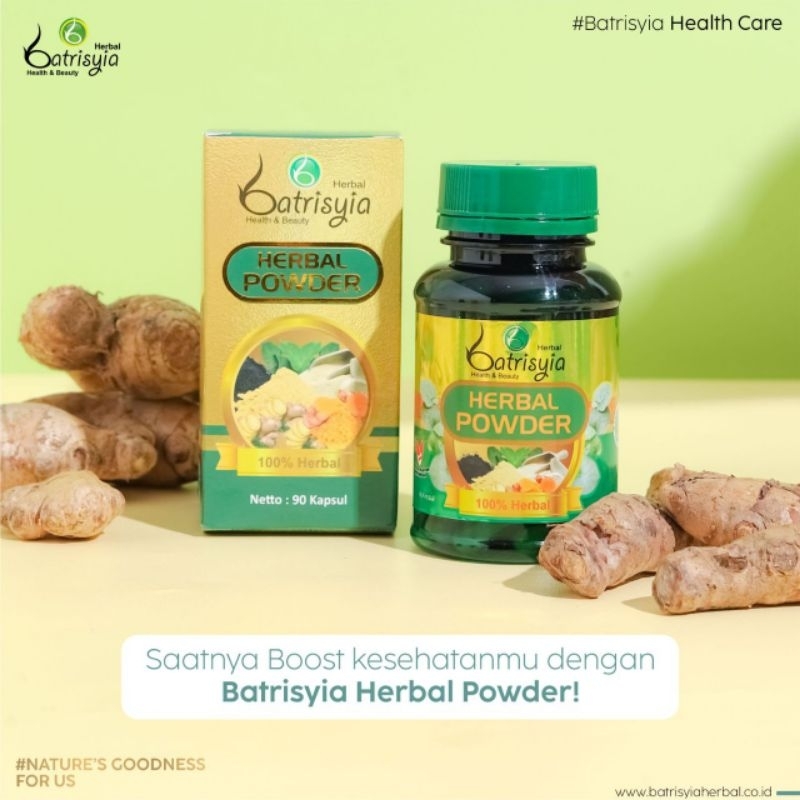 

Batrisyia Herbal Powder / Bubuk Aneka Herbal /kapsul Penguat Imunitas