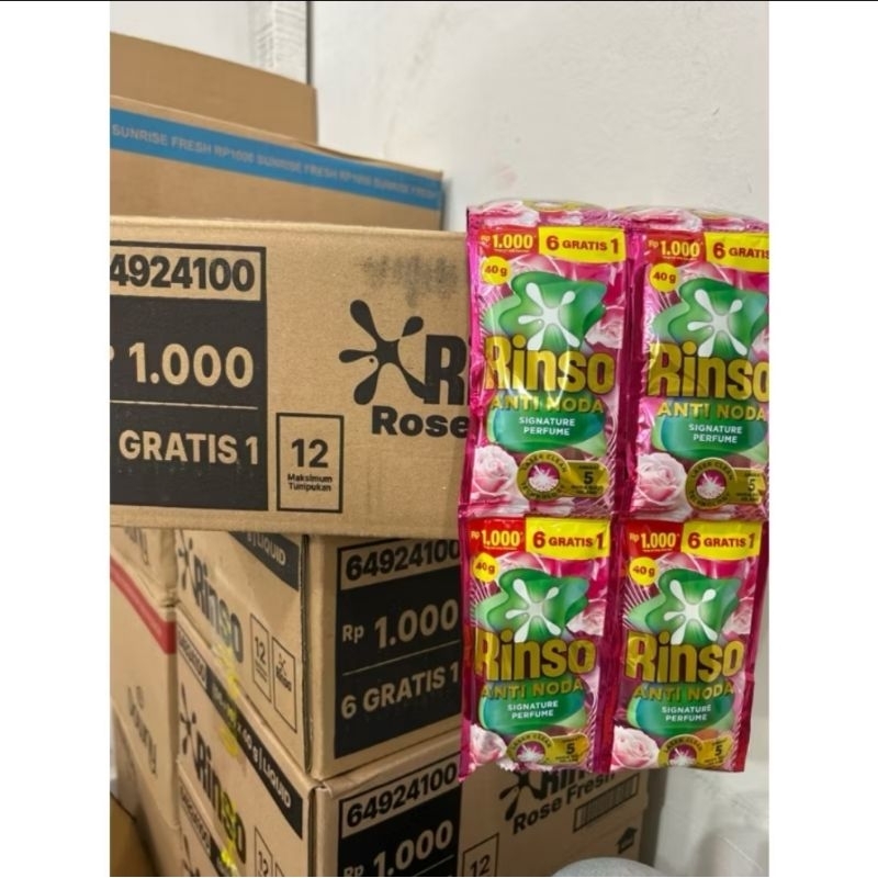 Rinso Cair Renteng 6pcs | Rinso Cair Renceng 1Lusin Rinso Cair Matic | Rinso Cair 1000
