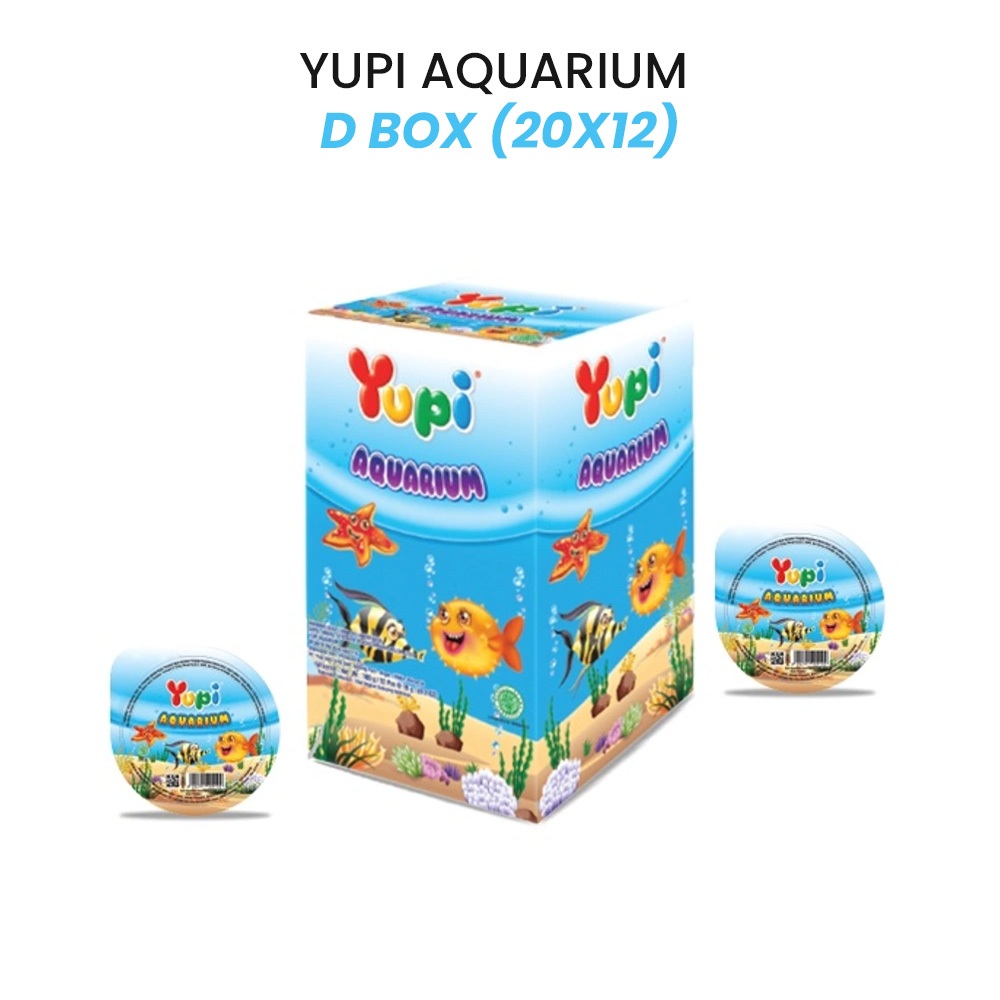 

YUPI Permen Jelly Aquarium – Bentuk Ikan Lucu, Rasa Buah Enak & Favorit Anak-anak