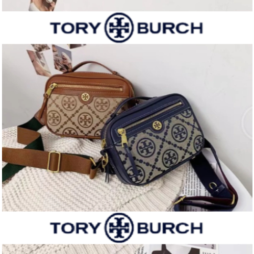 TB T Monogram Jacquard camera bag crossbody tas selempang wanita premium 9208 to