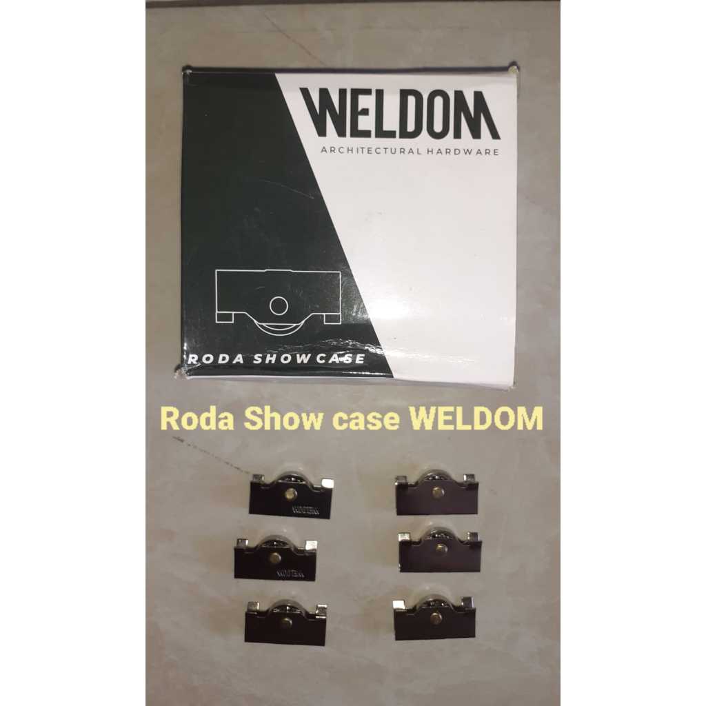 RODA Etalase WELDOM/Roda SHOWCASE/Roda Etalase Kecil Weldom Glatino