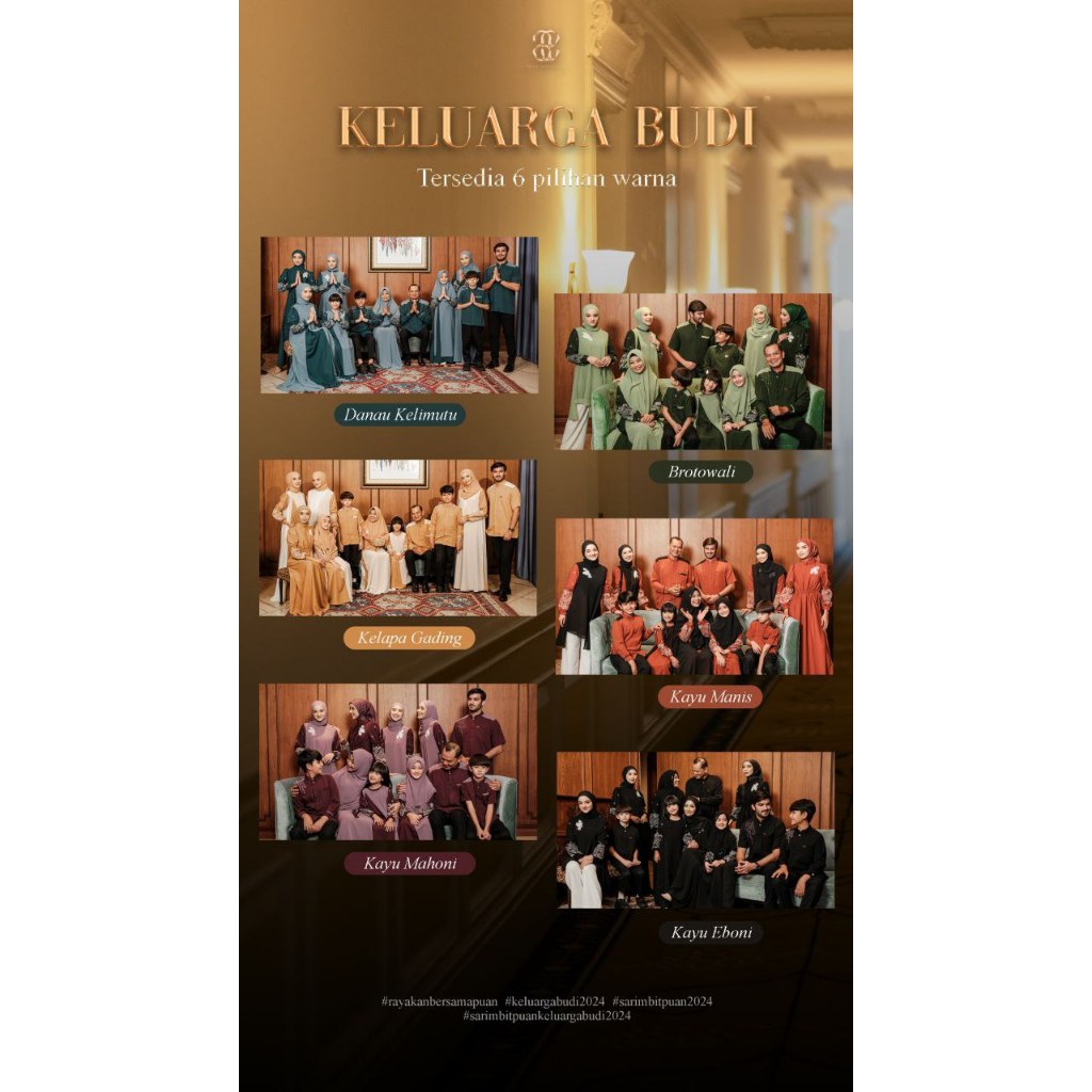 PUAN INDONESIA - Koko Dad Panjang Polos Dan Bordir Keluarga Budi Tersedia 6 Pilihan Warna