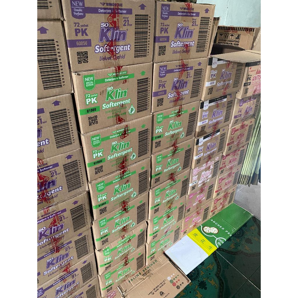 Soklin PK 1 Dus isi 12 renteng - Soklin bubuk 1000an - Deterjen bubuk